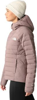 The North Face Womens Belleview Stretch Down Hoodie Jacket Deep Taupe