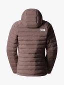 The North Face Womens Belleview Stretch Down Hoodie Jacket Deep Taupe