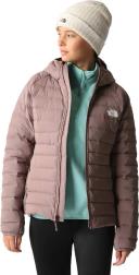 The North Face Womens Belleview Stretch Down Hoodie Jacket Deep Taupe