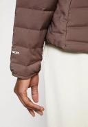 The North Face Womens Belleview Stretch Down Hoodie Jacket Deep Taupe