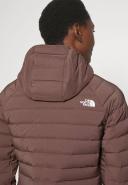 The North Face Womens Belleview Stretch Down Hoodie Jacket Deep Taupe
