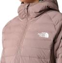 The North Face Womens Belleview Stretch Down Hoodie Jacket Deep Taupe