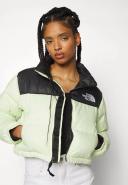 The North Face Womens Nuptse Short Jacket - Green - Size - S