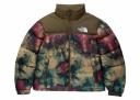 The North Face Womens Printed 1996 Retro Nuptse Jacket Antelope Tan/Ice Dye Print