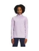 The North Face Womens TKA 100 Glacier 1/4 Zip - S / Lavender Fog