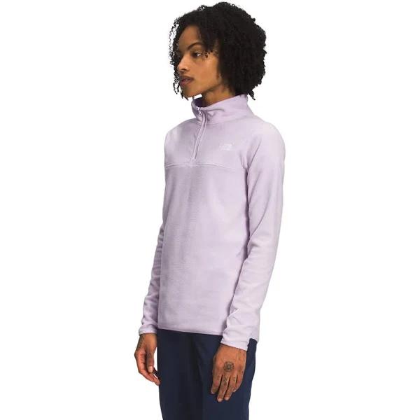 The North Face Womens TKA 100 Glacier 1/4 Zip - S / Lavender Fog