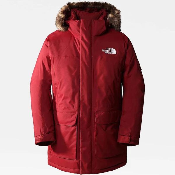 The North Face Zaneck DryVent Jacket Rust Red White Logo - L