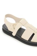 The Row, Fisherman leather sandals, Women, White, EU 36, Sandals