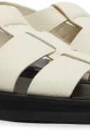The Row, Fisherman leather sandals, Women, White, EU 36, Sandals