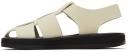 The Row, Fisherman leather sandals, Women, White, EU 36, Sandals