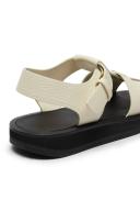The Row, Fisherman leather sandals, Women, White, EU 36, Sandals