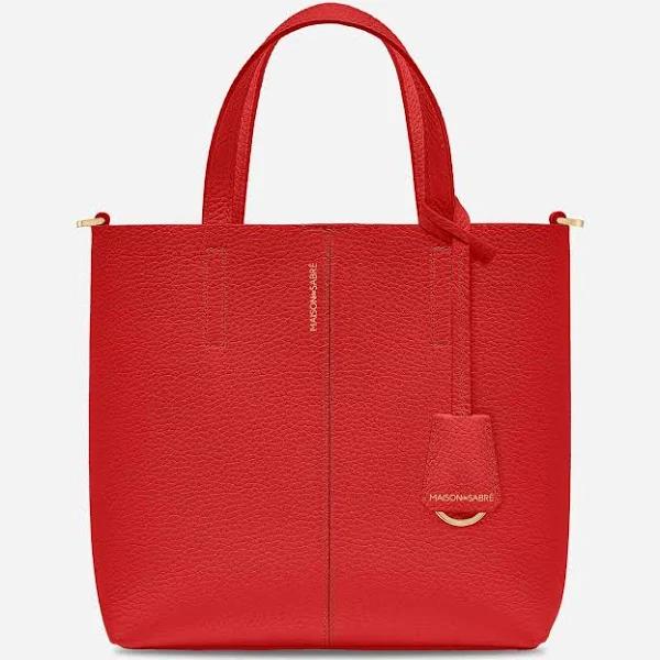 The Small Soft Tote - Pomegranate Red