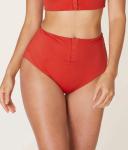 The Snap - Bikini - Bottom - Eco Nylon - Chili Pepper S