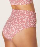 The Snap - Bikini - Bottom - Eco Nylon - Ditsy Floral Rose L