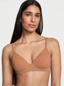 The T-Shirt Lightly-Lined Wireless Bra , Beige, 34c - Women's Bras - Victoria's Secret