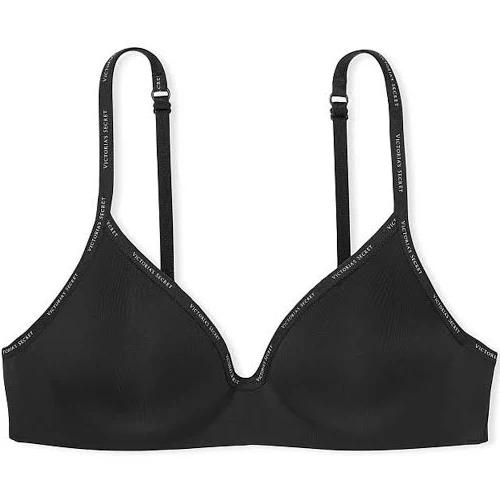 The T-Shirt Lightly-Lined Wireless Bra , Black, 34d - Women's Bras - Victoria's Secret