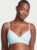 The T-Shirt Lightly Lined Wireless Bra , Blue, 32b - Women's Bras - Victoria's Secret