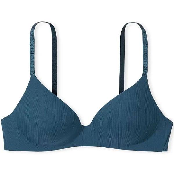 The T-Shirt Lightly Lined Wireless Bra , Blue, 32D - Women's Bras - Victoria's Secret