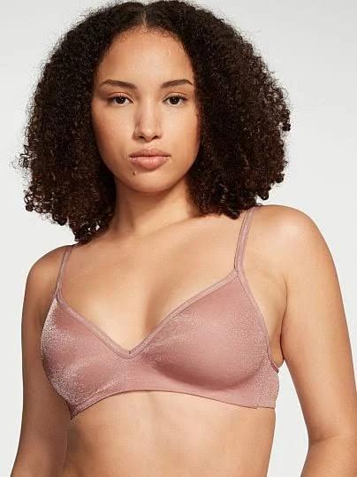 The T-Shirt Lightly Lined Wireless Bra , Pink, 32DD - Women's Bras - Victoria's Secret