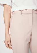 Theory - Treeca Cropped Wool-Blend Slim-Leg Pants - Pink