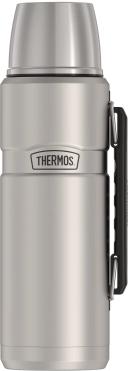 Thermos Stainless King Vacuum-Insulated Beverage Bottle, 40 Ounce, Matte Steel