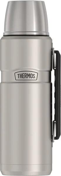 Thermos Stainless King Vacuum-Insulated Beverage Bottle, 40 Ounce, Matte Steel