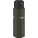 Thermos Stainless King Vacuum-Insulated Drink Bottle, 24 Ounce, Army Green