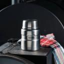 Thermos Stainless King Vacuum-Insulated Food Jar with Spoon, 16 Ounce, Midnight Blue