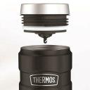 Thermos Stainless King Vacuum-Insulated Travel Tumbler, 16 Ounce, Matte Black