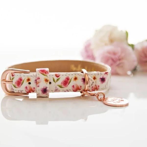 Think Pretty Thoughts - Bouquet Dog Collar | Pawfect Pals XXS