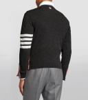 Thom Browne Cashmere 4-Bar Sweater - Grey - 0