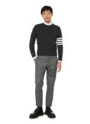 Thom Browne Cashmere 4-Bar Sweater - Grey - 1