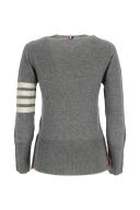 Thom Browne Cashmere 4-Bar Sweater - Grey - 38