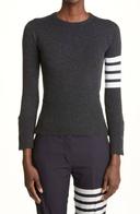 Thom Browne Cashmere 4-Bar Sweater - Grey - 40