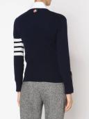 Thom Browne - Cashmere Sweater - Woman - Size 38 - Blue