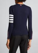 Thom Browne - Cashmere Sweater - Woman - Size 40 - Blue