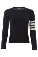 Thom Browne - Cashmere Sweater - Woman - Size 40 - Blue