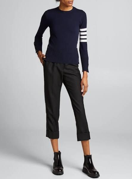 Thom Browne - Cashmere Sweater - Woman - Size 40 - Blue
