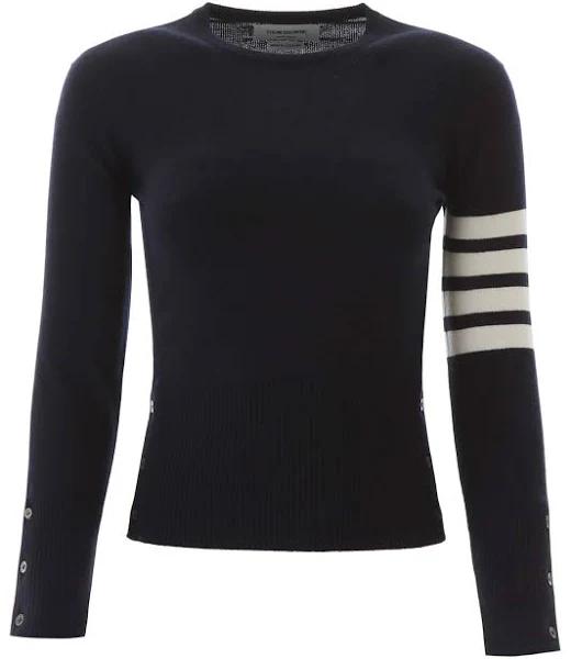 Thom Browne - Cashmere Sweater - Woman - Size 44 - Blue