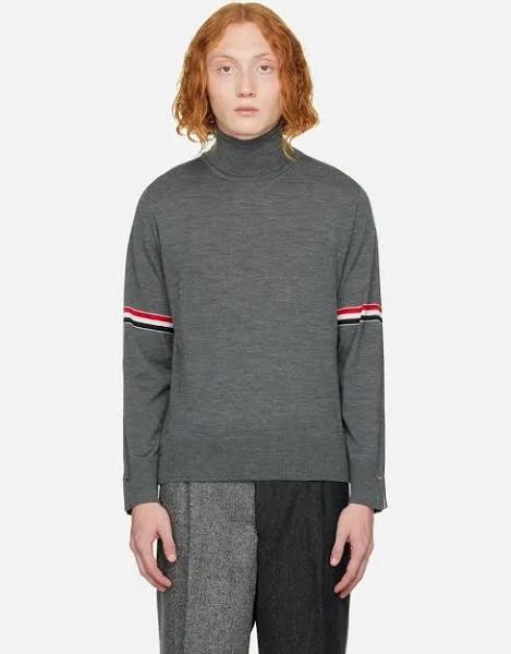 Thom Browne Gray Armband Sweater