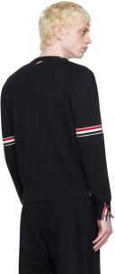 Thom Browne Navy Cotton Cardigan