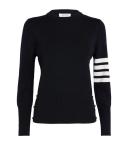 Thom Browne Wool Crew-Neck Sweater - Navy - 46