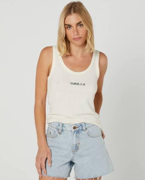 Thrills Enlightenment Embro Hemp Retro Tank - Tofu