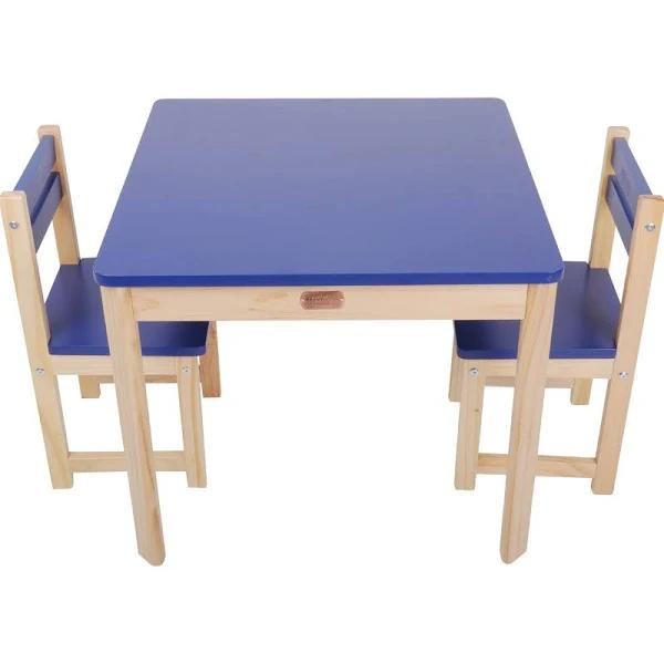 TikkTokk: Boss Square Table & Chair Set - Blue