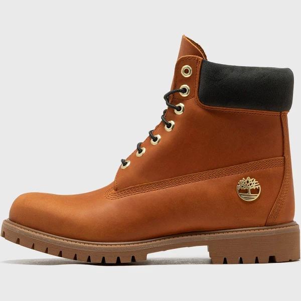 Timberland 6 Inch Premium Boots in Brown Full Grain Leather
