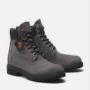 Timberland 6 Inch Premium Boots in Grey Nubuck Leather