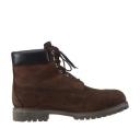 Timberland 6 Inch Premium Nubuck Dark Brown TB010001 Men's