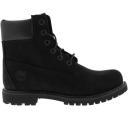 Timberland 6 Inch Premium Waterproof Boots Black Nubuck (Women's)