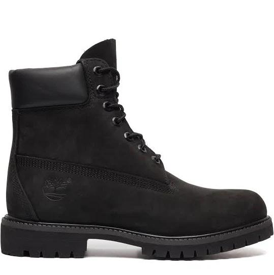 Timberland Black 6 Inch Premium Boots