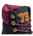 Timberland Women's 6" Heritage Boot Black/Pink